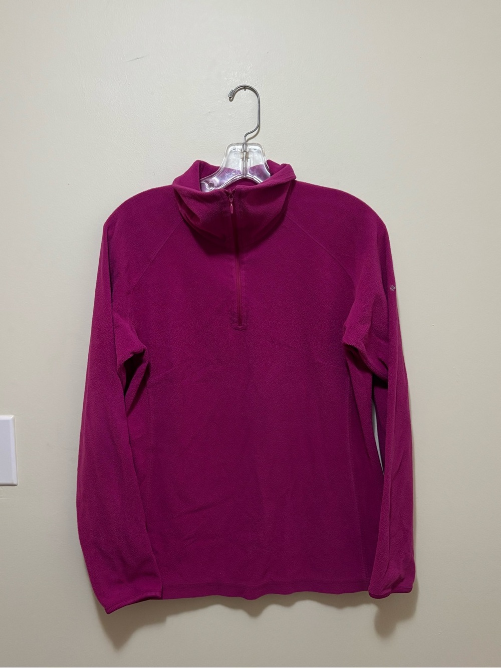 Columbia Women's Half-Zip Fleece Pullover - Magenta / Plum (Size L)